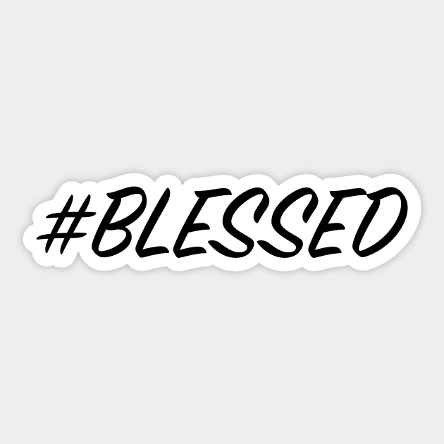 #Blessed Sticker by YmeMedia